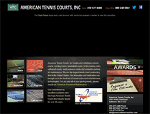 Tablet Screenshot of americantenniscourtsinc.com